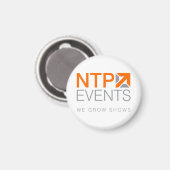 NTP Events Round Magnet (Vorderseite/Rückseite)