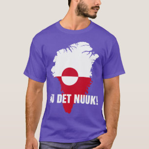 Nu Det Nuuk Grönland Flagge Shorts Familie T-Shirt