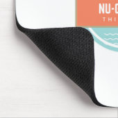 nu-erwachsene dritte Generation türkisfarben grün Mousepad (Ecke)