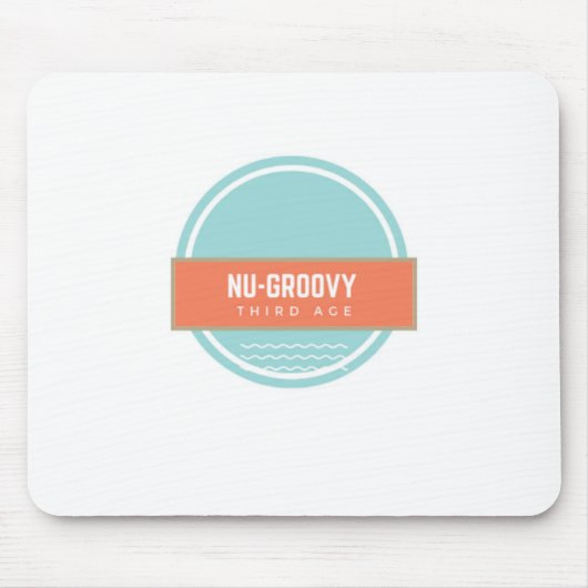 nu-erwachsene dritte Generation türkisfarben grün Mousepad (Vorne)