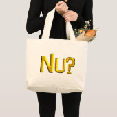 NU? JUMBO STOFFBEUTEL (Vorderseite (Produkt))