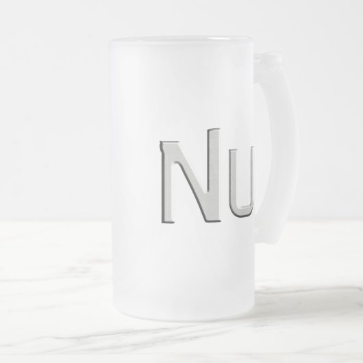 Nu Mattglas Bierglas (VorderseiteRechts)