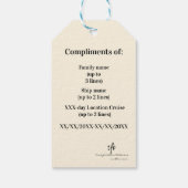 Nu Trop. Spectrum '80er Print Ad-Style Crusing Duc Geschenkanhänger (Rückseite)