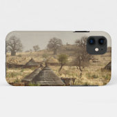 Nuba Mountains, Dorf Nugera Case-Mate iPhone Hülle (Rückseite (Horizontal))