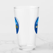 Nubble Light Blue Horizon Maine Lighthouse Glas (Rechts)