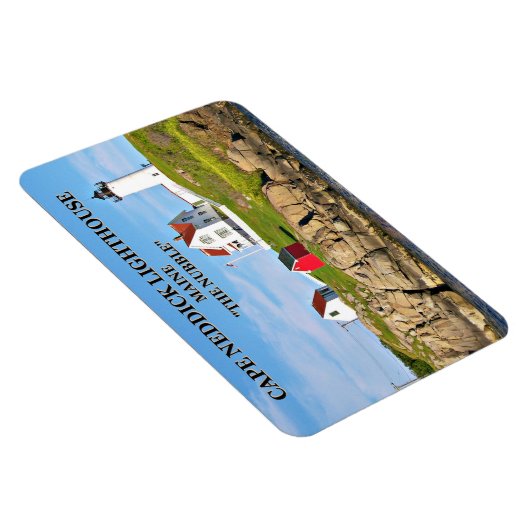 Nubble Light, Cape Neddick Maine Flexi Magnet (Rechte Seite)