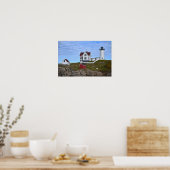 Nubble Light, Cape Neddick, Maine Poster (Küche)