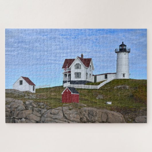 Nubble Light, Cape Neddick, Maine Puzzle (Horizontal)