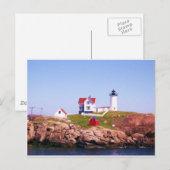 Nubble LIght House Postkarte (Vorne/Hinten)