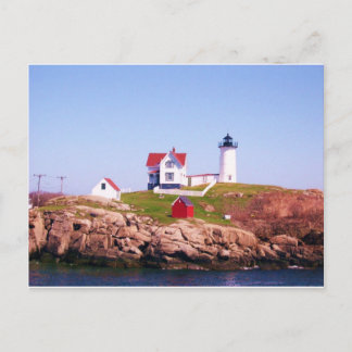 Nubble LIght House Postkarte