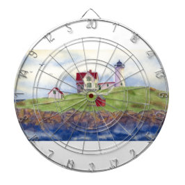 Nubble Light House York Maine Dartscheibe