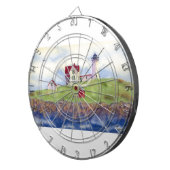 Nubble Light House York Maine Dartscheibe (Vorderseite rechts)