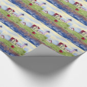 Nubble Light House York Maine Geschenkpapier (Ecke)