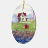 Nubble Light House York Maine Keramikornament (Links)