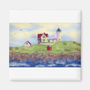 Nubble Light House York Maine Magnet