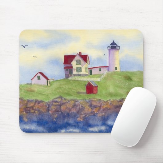 Nubble Light House York Maine Mouse Pad Mousepad (Mit Mouse)
