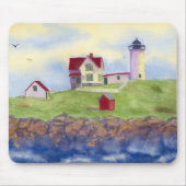 Nubble Light House York Maine Mouse Pad Mousepad (Vorne)