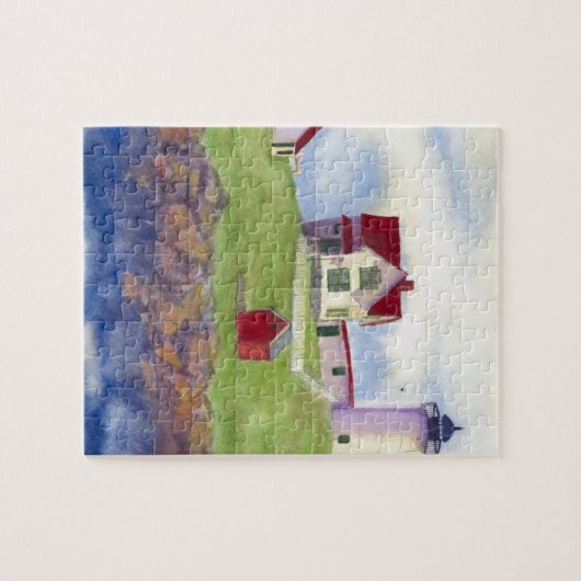 Nubble Light House York Maine Puzzle (Horizontal)