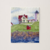 Nubble Light House York Maine Puzzle (Vertikal)