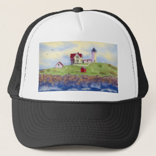 Nubble Light House York Maine Truckerkappe