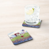 Nubble Light House York Maine Untersetzer (Rechte Seite)