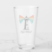 Nubble Light Maine Regenbogen Glas (Rückseite)