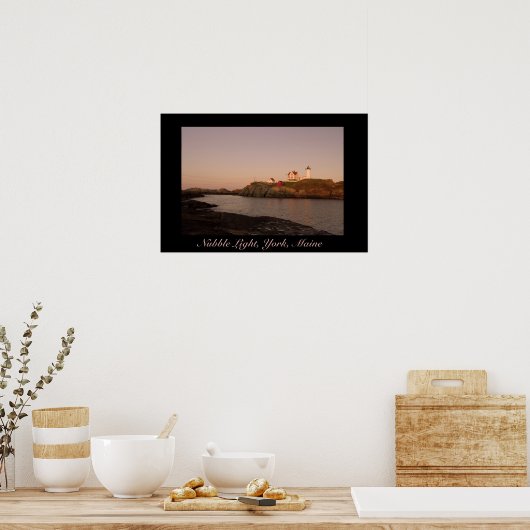 Nubble Light, York, MainPrint Poster (Küche)