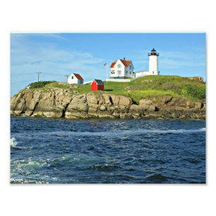 Nubble Lighthouse, Cape Neddick Maine Fotodruck