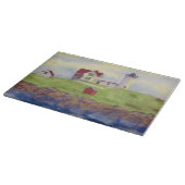 Nubble Lighthouse Cutting Board Schneidebrett (Ecke)