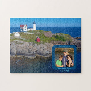 Nubble Lighthouse Family  Photo Puzzle