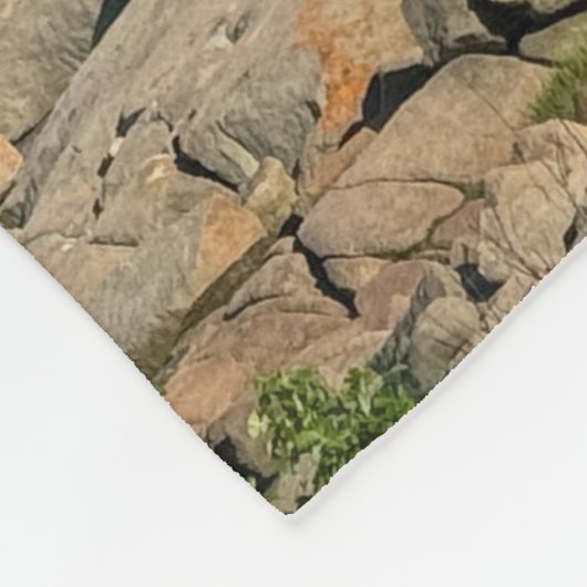 Nubble Lighthouse Fleece Blanket (Ecke)