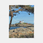 Nubble Lighthouse Fleece Blanket (Vorderseite)