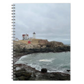 Nubble Lighthouse Foto Notizblock (Vorderseite)