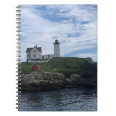 Nubble Lighthouse Foto Notizblock (Vorderseite)