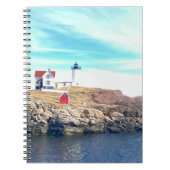 Nubble Lighthouse Foto Notizblock (Vorderseite)
