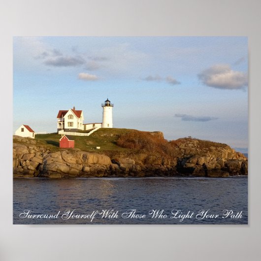 Nubble Lighthouse Inspiration Poster (Vorne)