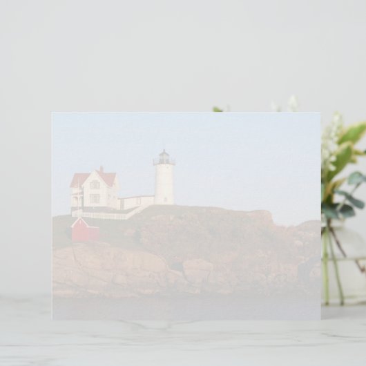 Nubble Lighthouse Letterhead (Stehend Vorderseite)
