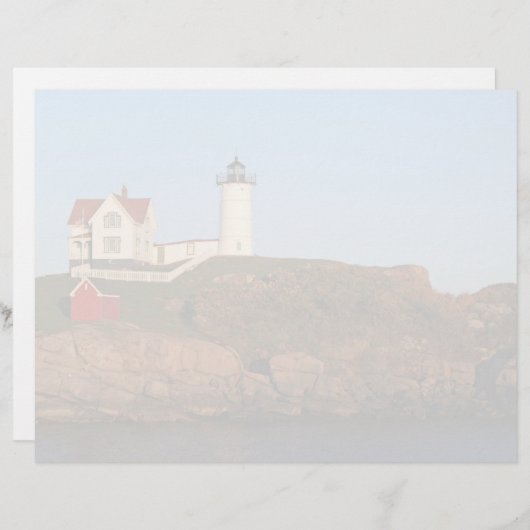 Nubble Lighthouse Letterhead (Vorne/Hinten)