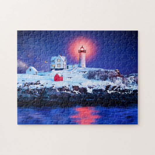 Nubble Lighthouse - Maine Jigsaw Puzzle (Horizontal)