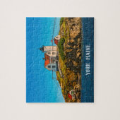 Nubble Lighthouse Maine Nautical Customizing Puzzle (Vertikal)