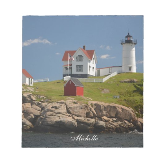 Nubble Lighthouse Notizblock (Vorderseite)