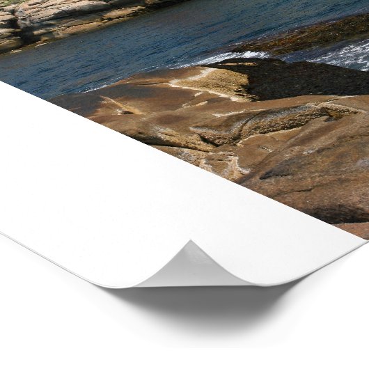 Nubble Lighthouse Poster (Ecke)