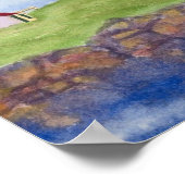 Nubble Lighthouse Poster (Ecke)