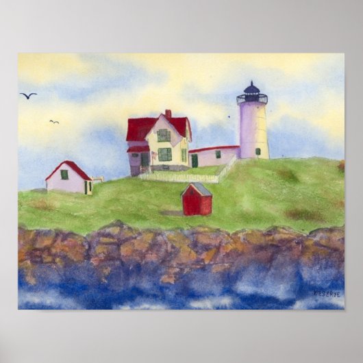 Nubble Lighthouse Poster (Vorne)