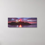 Nubble Lighthouse Wrapped Canvas Leinwanddruck (Vorderseite)