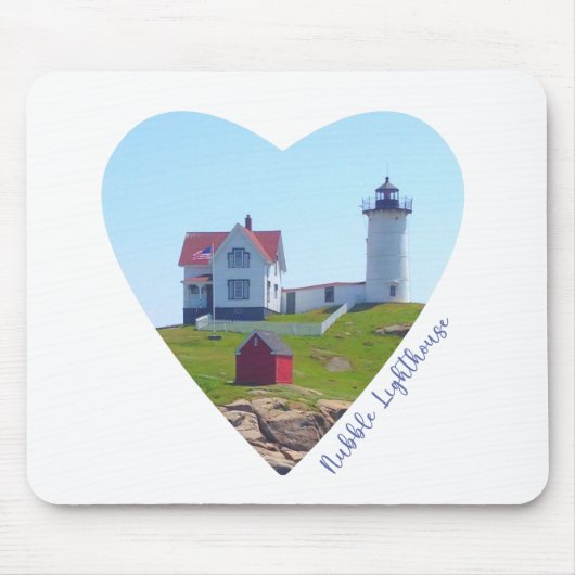 Nubble Lighthouse, York Maine Mousepad (Vorne)