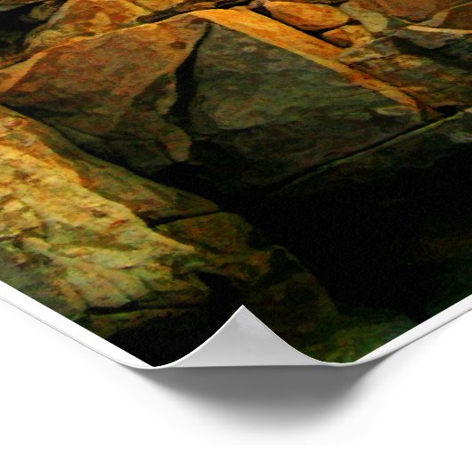 Nubble Lighthouse York Maine Poster (Ecke)