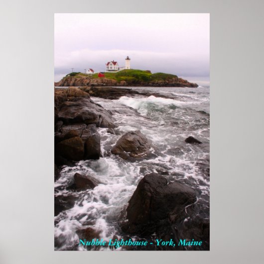 Nubble Lighthouse - York, Maine Poster (Vorne)