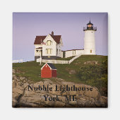 Nubble Lighthouse-York, ME Magnet (Vorne)