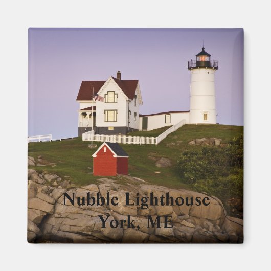 Nubble Lighthouse-York, ME Magnet (Vorne)